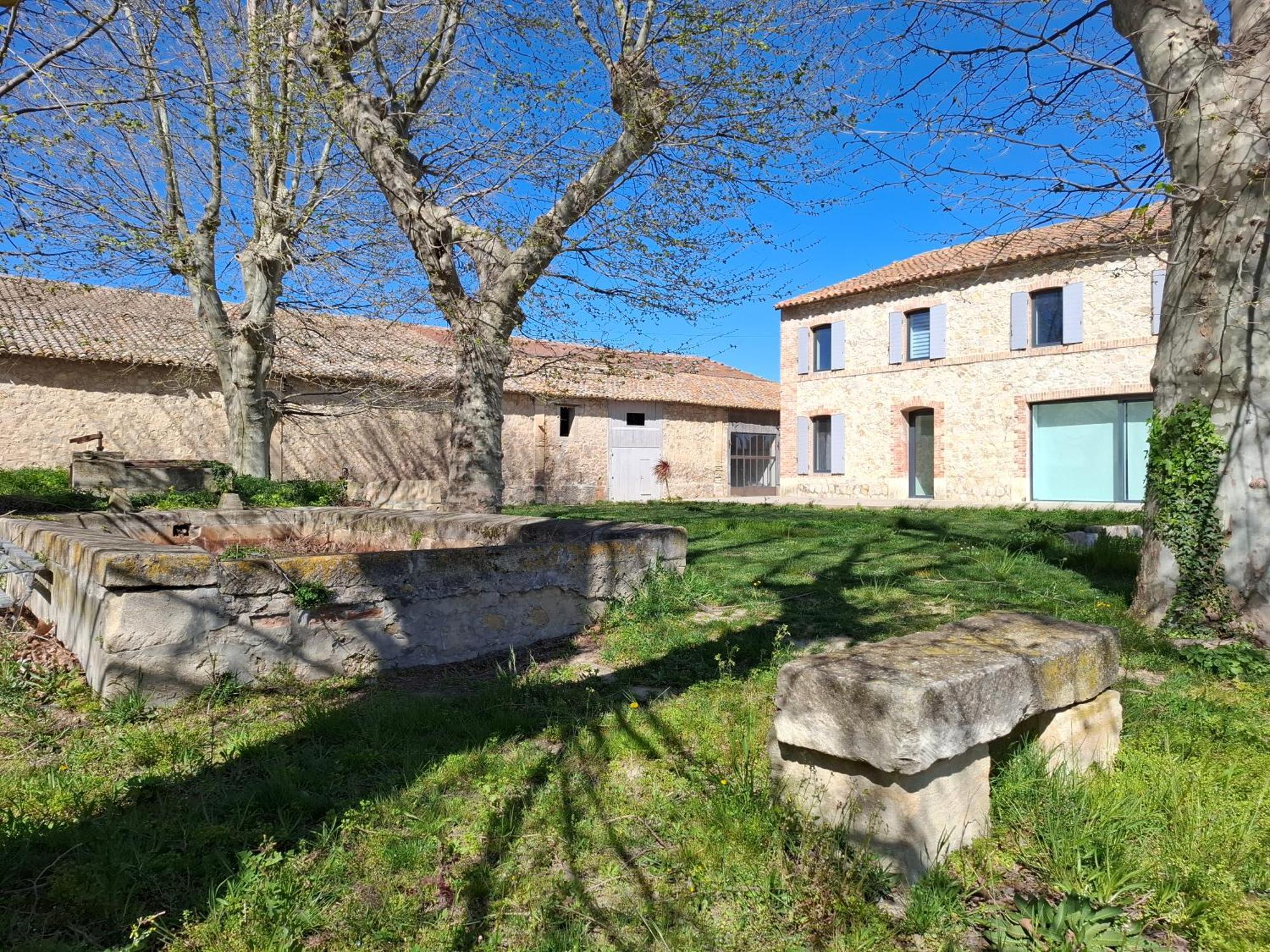 Mas De Bonnafoux Villa Beaucaire  Luaran gambar